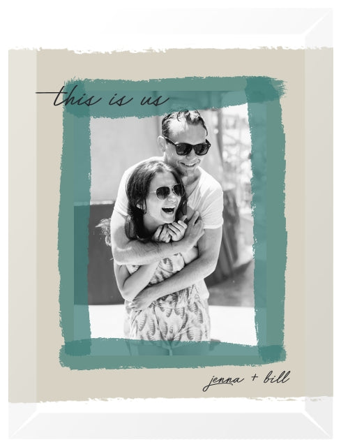 Painted Frame Glass Photo Prints